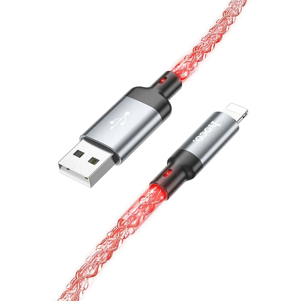 kabel-usb-a-do-lightning-hoco-24a-1-m-u112-szary