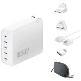 ladowarka-sieciowa-4smarts-gan-flex-pro-travel-200w-4-usb-c-biala-white