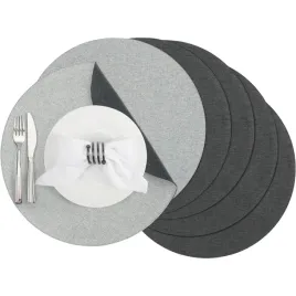 podkladki-na-stol-jadalnia-materialowe-dwustronne-okragle-szare-6-szt-38-cm