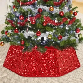 swiateczna-oslona-pod-choinke-cekinowa-skladana-dekoracyjna-80-cm