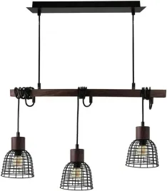 lampa-wiszaca-industrialna-3-punktowa-stylowa-metal-drewno-czarna-65-cm