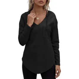damska-bluza-z-kapturek-waflowa-dekolt-v-elegancka-casual-czarna-m
