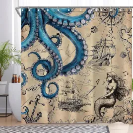 zaslona-prysznicowa-wodoodporna-morska-osmiornica-piracka-mapa-180x180-cm