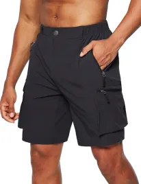 meskie-spodenki-cargo-trekkingowe-szybkoschnace-sportowe-lekkie-czarne-xxl