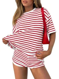 damski-dres-dwuczesciowy-komplet-spodenki-koszulka-bialo-czerwony-xxl