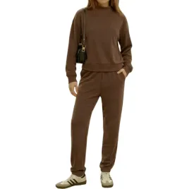 damski-komplet-dresowy-premium-bluza-golfowa-spodnie-jogging-brazowy-xxl