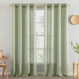 miulee-zaslony-lniane-polprzezroczyste-dekoracyjne-zielone-2-szt-140x225-cm