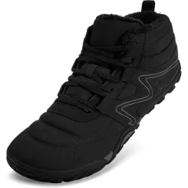 meskie-buty-trekkingowe-sniegowce-barefoot-wodoodporne-czarne-40-eu