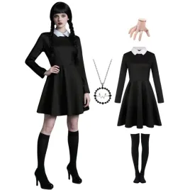 damski-kostium-stroj-przebranie-wednesday-addams-halloween-raczka-czarny-xs