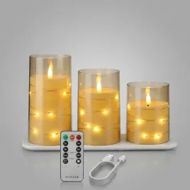 swiece-led-ozdobne-z-pilotem-ladowalne-zestaw-3-sztuki-7-5-x-10-12-15-cm