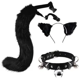 stroj-kostium-przebranie-cosplay-kota-furry-futrzak-uszka-ogon-choker