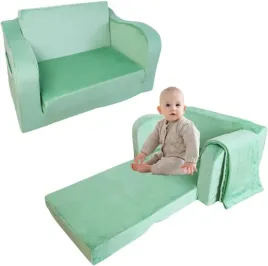 piankowa-sofa-dla-dzieci-rozkladana-wielofunkcyjna-zielona-2w1
