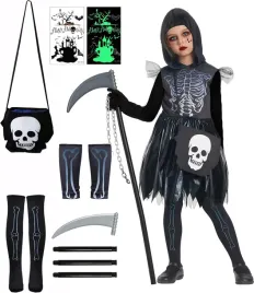 stroj-przebranie-na-halloween-smierc-kosiarz-duch-dla-dziewczynek-4-6-lat