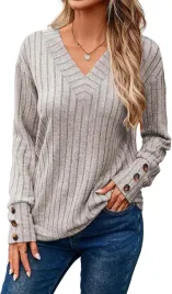 dokotoo-sweter-damski-z-dlugim-rekawem-dekolt-w-serek-elegancki-szary-xl