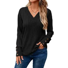 damski-sweter-z-dlugim-rekawem-dekolt-w-serek-guziki-vintage-czarny-s