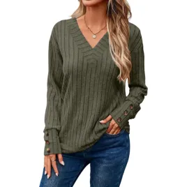 damski-sweter-z-dlugim-rekawem-dekolt-w-serek-guziki-vintage-zielony-m
