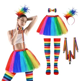 stroj-karnawalowy-teczowy-damski-spodniczka-halloween-zestaw-przebranie
