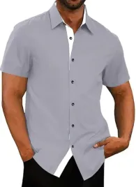 meska-koszula-letnia-z-krotkim-rekawem-biznesowa-slim-fit-szara-rozmiar-l