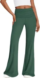 reoria-spodnie-damskie-legginsy-eleganckie-szerokie-nogawki-zielone-s