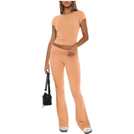 damski-komplet-dresowy-crop-top-dzwony-wygodny-sportowy-pomaranczowy-s