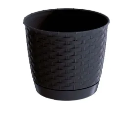 doniczka-podstawka-rattan-sr14cm-wys13-antracyt
