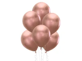 balony-lateksowe-rozowe-zloto-chromowane-30-cm-5-szt