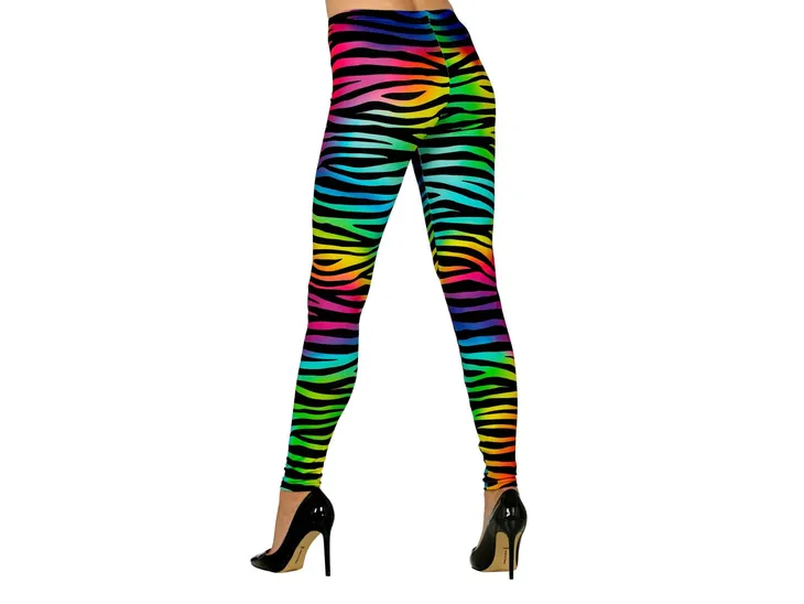 leginsy-neonowe-zebra-stan-nowy-kolor-dominujacy-wielokolorowy