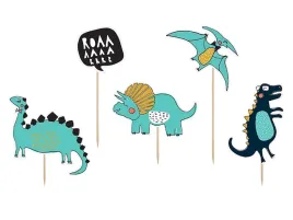 toppery-na-tort-dino-party-105-20-cm-5-szt
