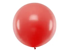 balon-olbrzym-1-m-srednicy-czerwony-pastel