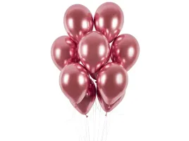 balony-lateksowe-shiny-rozowe-33-cm-5-szt