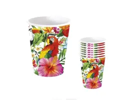 kubeczki-hawajskie-tropikalne-ptaki-240ml-6szt