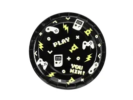 talerzyki-papierowe-na-urodziny-gamer-23-cm-6-szt