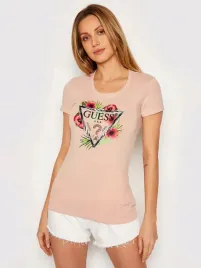 t-shirt-damski-guess-rozowy-malym-logo-xs