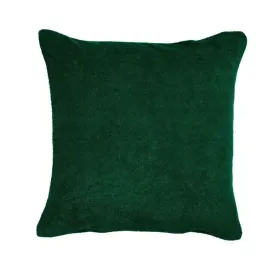 poszewka-frotte-40x40-zielona-butelkowa-gruba-karo