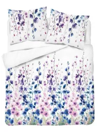 posciel-220x200-biala-w-niebiesko-fioletowe-kwiaty-lakowe-floral-harmony