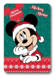 koc-polarowy-100x140-mickey-myszka-miki-zielony-swiateczny-220g-m2-faro
