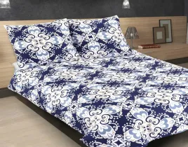 posciel-satynowa-160x200-ornamenty-granatowa-biala-premium