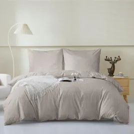 posciel-adamaszkowa-160x200-taupe-w-paski-classic-line