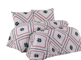 posciel-160x200-kilim-biala-czerwona-czarna-geometria-exclusive