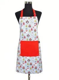fartuch-kuchenny-60x75-mis-szary-czerwony-swiateczny-bawelniany