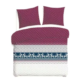 posciel-flanelowa-180x200-swiateczna-bordowa-granatowa-flanelove