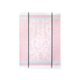 scierka-do-naczyn-50x70-flora-rozowa-listki-kropki
