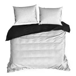 posciel-satynowa-220x200-raya-biala-czarna-paski-dwustronna
