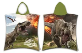 poncho-dla-dzieci-50x115-park-jurajski-dinozaury
