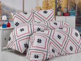 posciel-160x200-kilim-biala-czerwona-czarna-geometria-exclusive