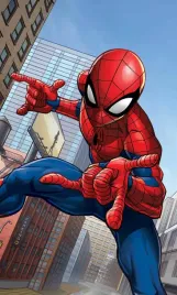 reczniczek-do-przedszkola-30x50-spider-man-niebieski-dzieciecy-bawelniany