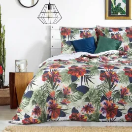posciel-satynowa-220x200-kwiaty-liscie-palmy-nelly