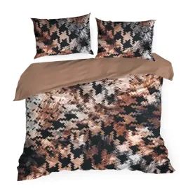 posciel-ekskluzywna-220x200-pepitka-brazowa-czarna-z-naturalnej-tkaniny-zoj