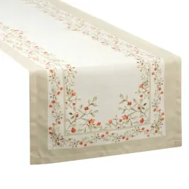 obrus-bieznik-40x140-summer-kremowy-pomaranczowy-kwiaty