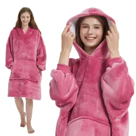 kocobluza-hoodie-pudrowa-z-kapturem-i-duza-kieszenia-uniwersalna